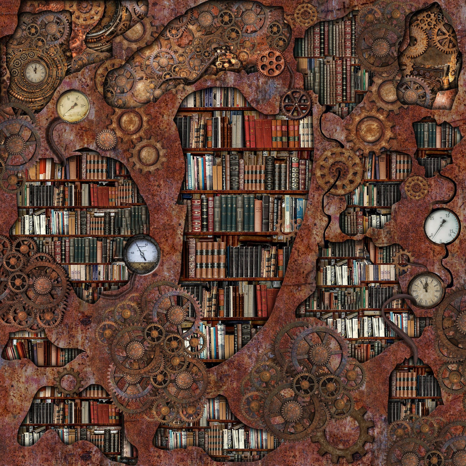 Library - from Pixabay.